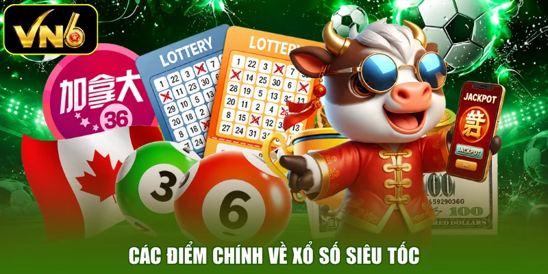 Các điểm chính về xổ số siêu tốc