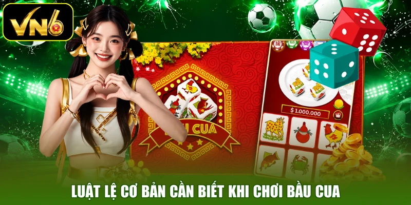 Luật lệ cơ bản cần biết khi chơi Bầu Cua