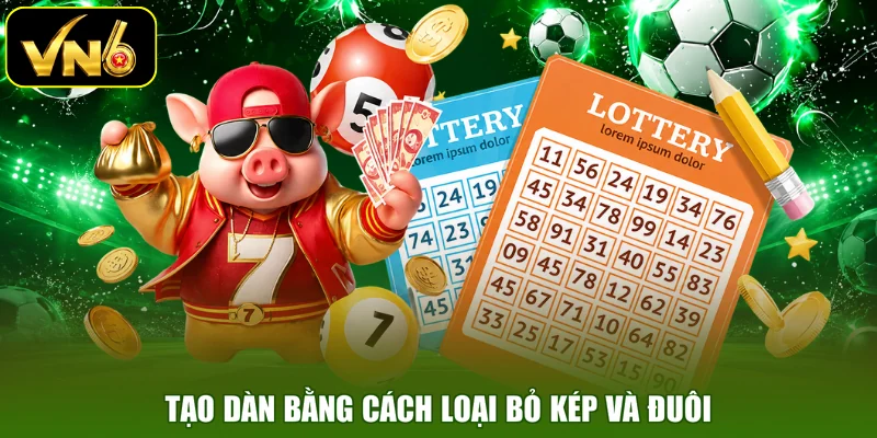 Tạo dàn bằng cách loại bỏ kép và đuôi