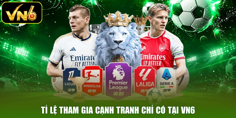 Tỉ lệ tham gia cạnh tranh chỉ có tại VN6