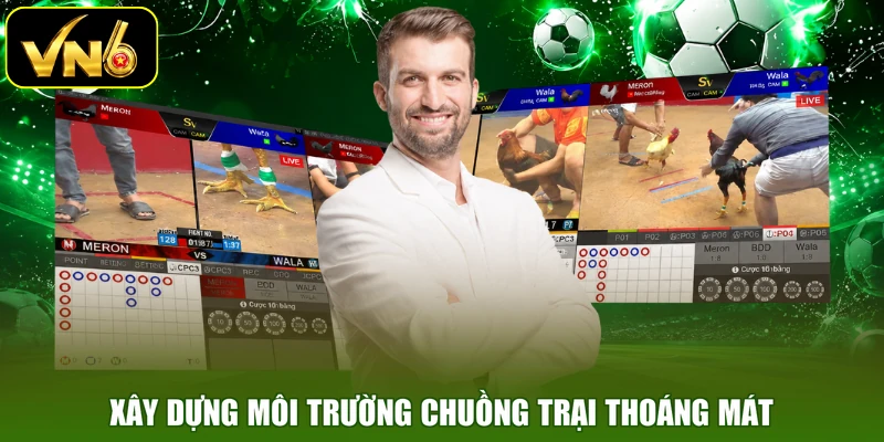 Xây dựng môi trường chuồng trại thoáng mát